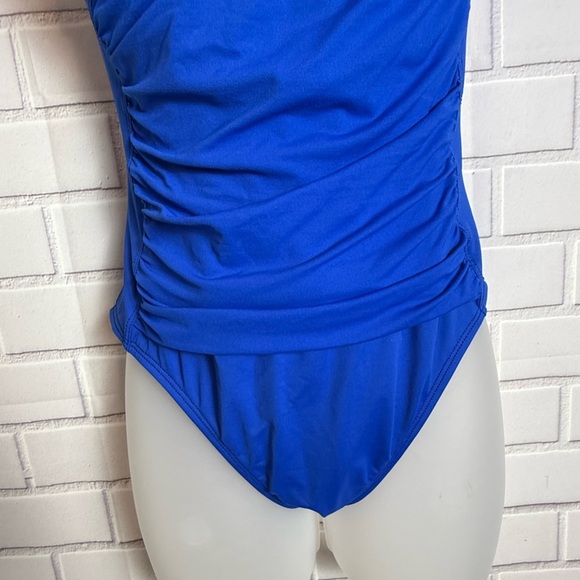 La Blanca Royal Blue  One Piece Swimsuit/size 10 - Picture 4 of 12